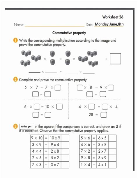 Commutative Property Of Multiplication 3Rd Grade Mystery Pictures Commutative Property Of Multiplication 3Rd Grade Mystery Pictures