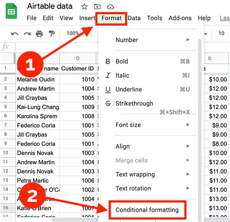 Unleash Power: Conditional Formatting in Google Sheets