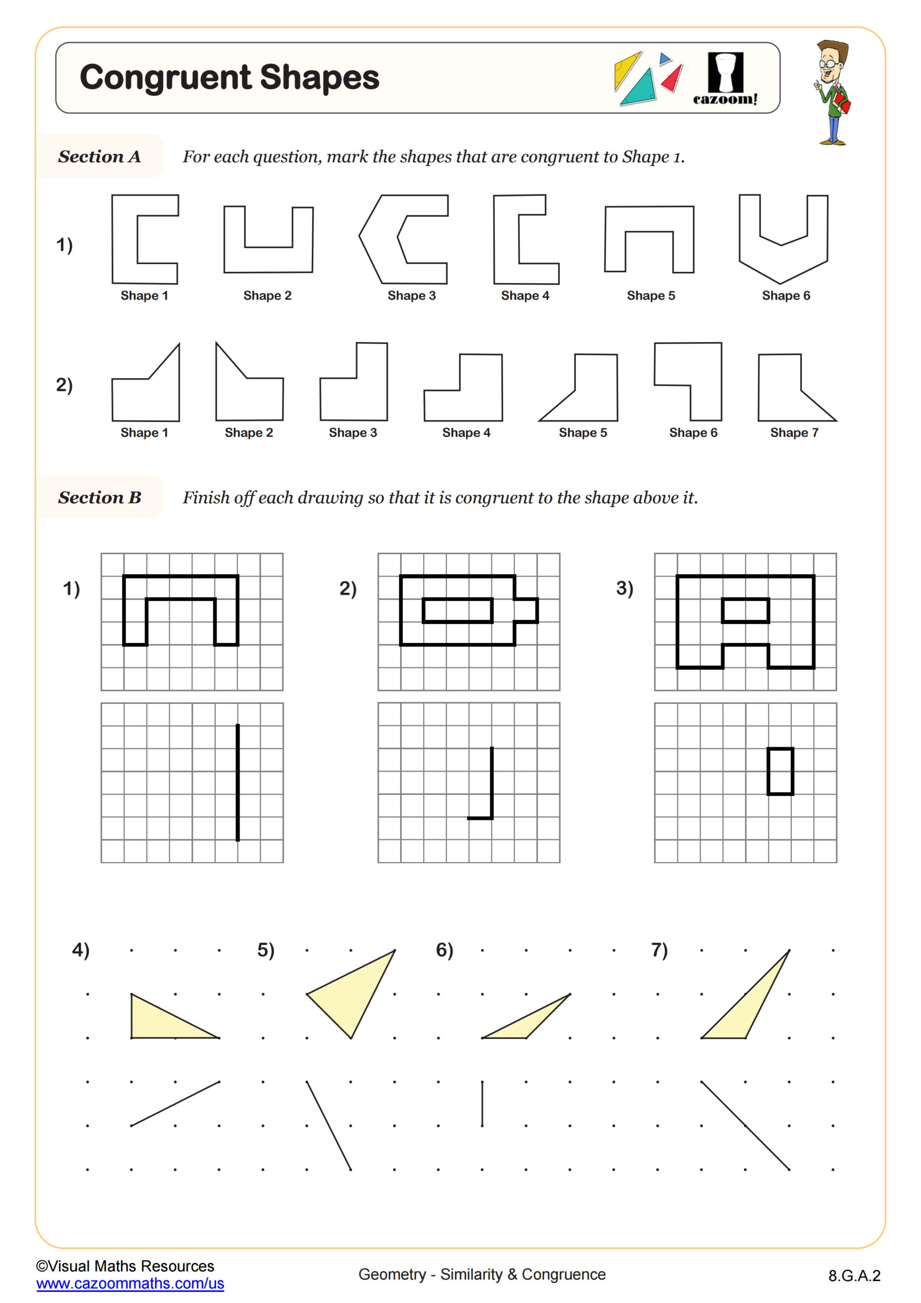 Congruent Figures Visually Defined W 9 Examples Congruent Figures Visually Defined W 9 Examples