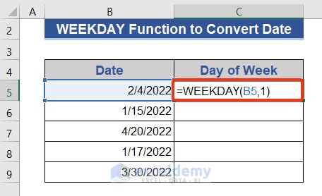 Excel's Guide: Convert Date to Day