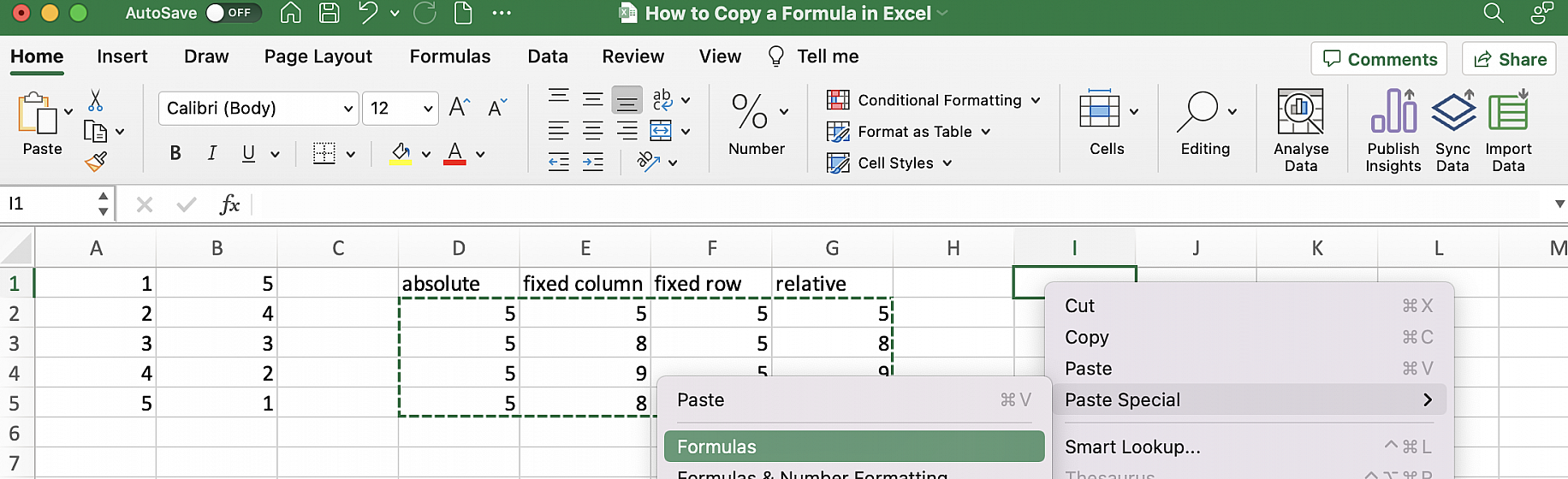 Copy A Formula In Excel Step By Step Tutorial Copy A Formula In Excel Step By Step Tutorial