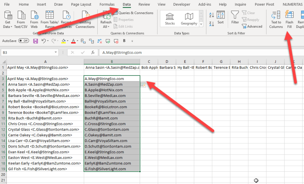 Copying Email Addresses From Outlook To Excel Auditexcel Co Za
