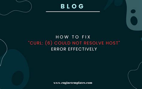 3 Tips to Fix 'Could Not Resolve Host'