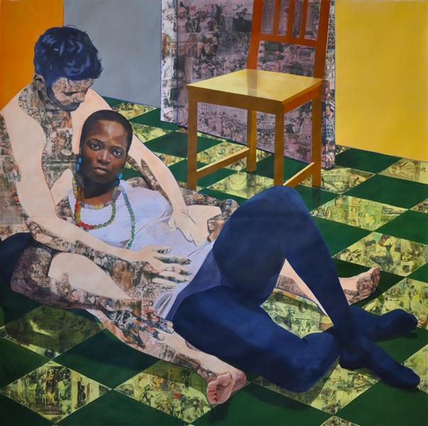 Cradle Your Conquest 2012 Njideka Akunyili Crosby Wikiart Org
