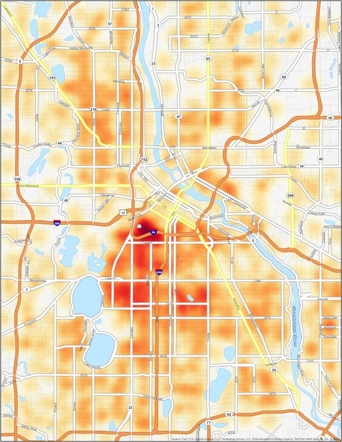 5 Crime Hotspots in Minneapolis