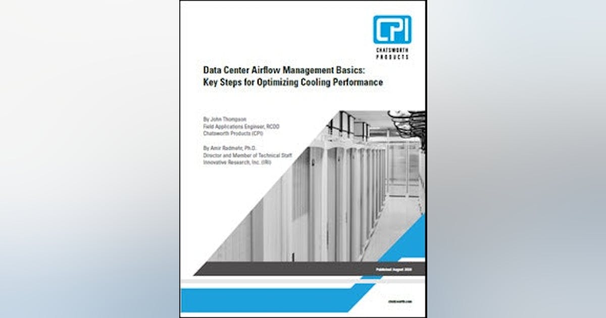 Data Center Airflow Management At 100 F Data Center Cooling Data Center Airflow Management At 100 F Data Center Cooling