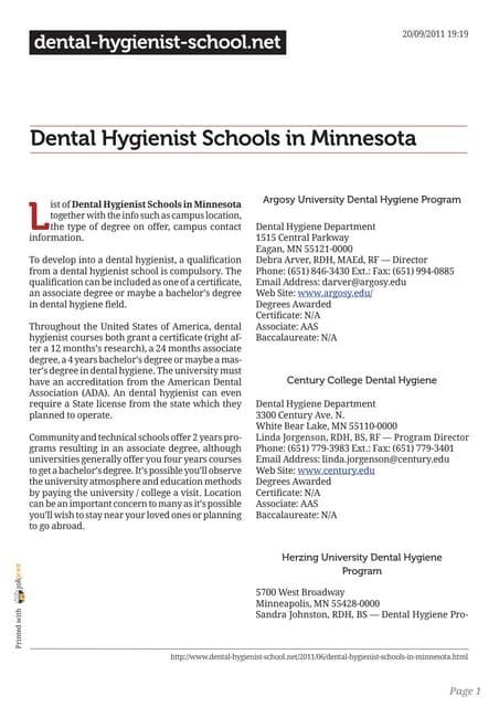 Guide to Choosing the Right Dental Hygienist School in MN