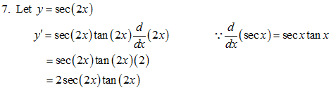 The Secrets of Sec2x's Derivative