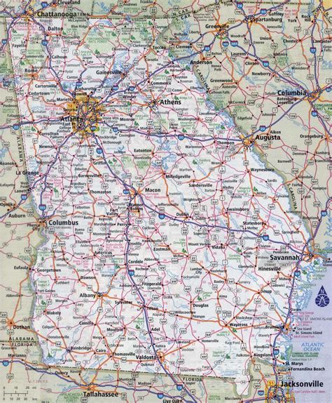 The Ultimate Guide to Georgia's Detailed Map