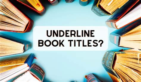 Do I Underline Book Titles Writer Amp 39 S Hive Media Do I Underline Book Titles Writer Amp 39 S Hive Media