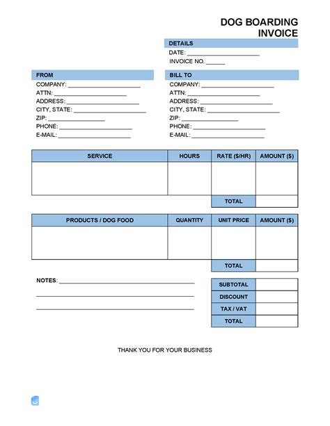The Ultimate Guide to Dog Boarding Invoices