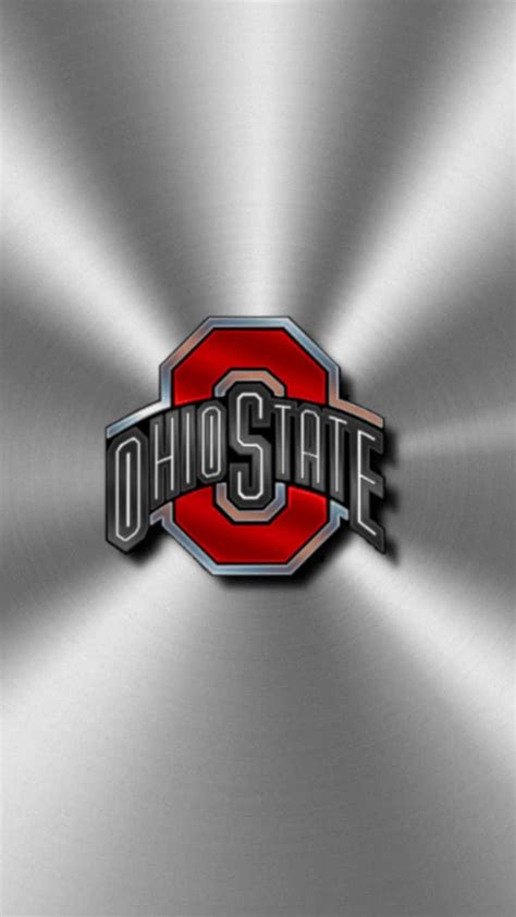 Download Shiny Gray Ohio State Logo Wallpaper Wallpapers Com Download Shiny Gray Ohio State Logo Wallpaper Wallpapers Com