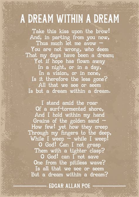 A Dream Within A Dream