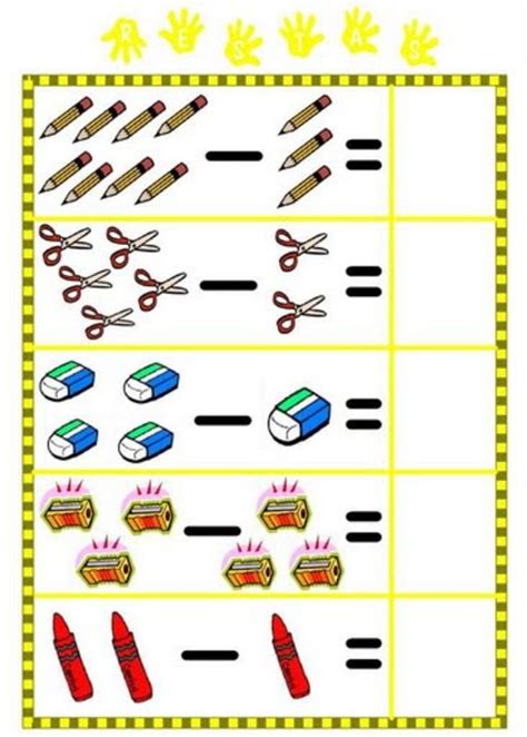 Ejercicios De Restas Para Ni Os Aprender A Restar Ejercicios De Restas Para Ni Os Aprender A Restar
