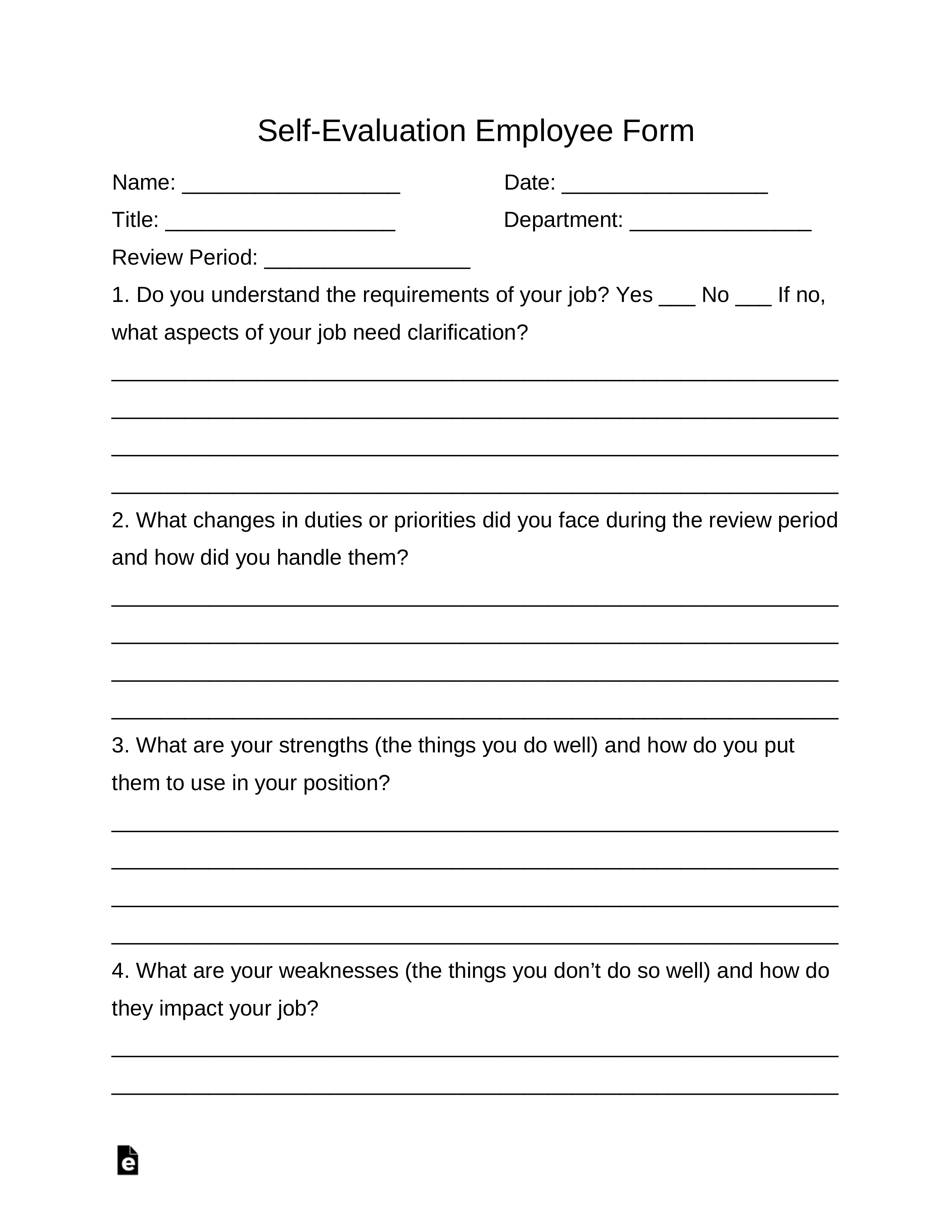 Mastering the Art of Self-Evaluation Mastering the Art of Self-Evaluation