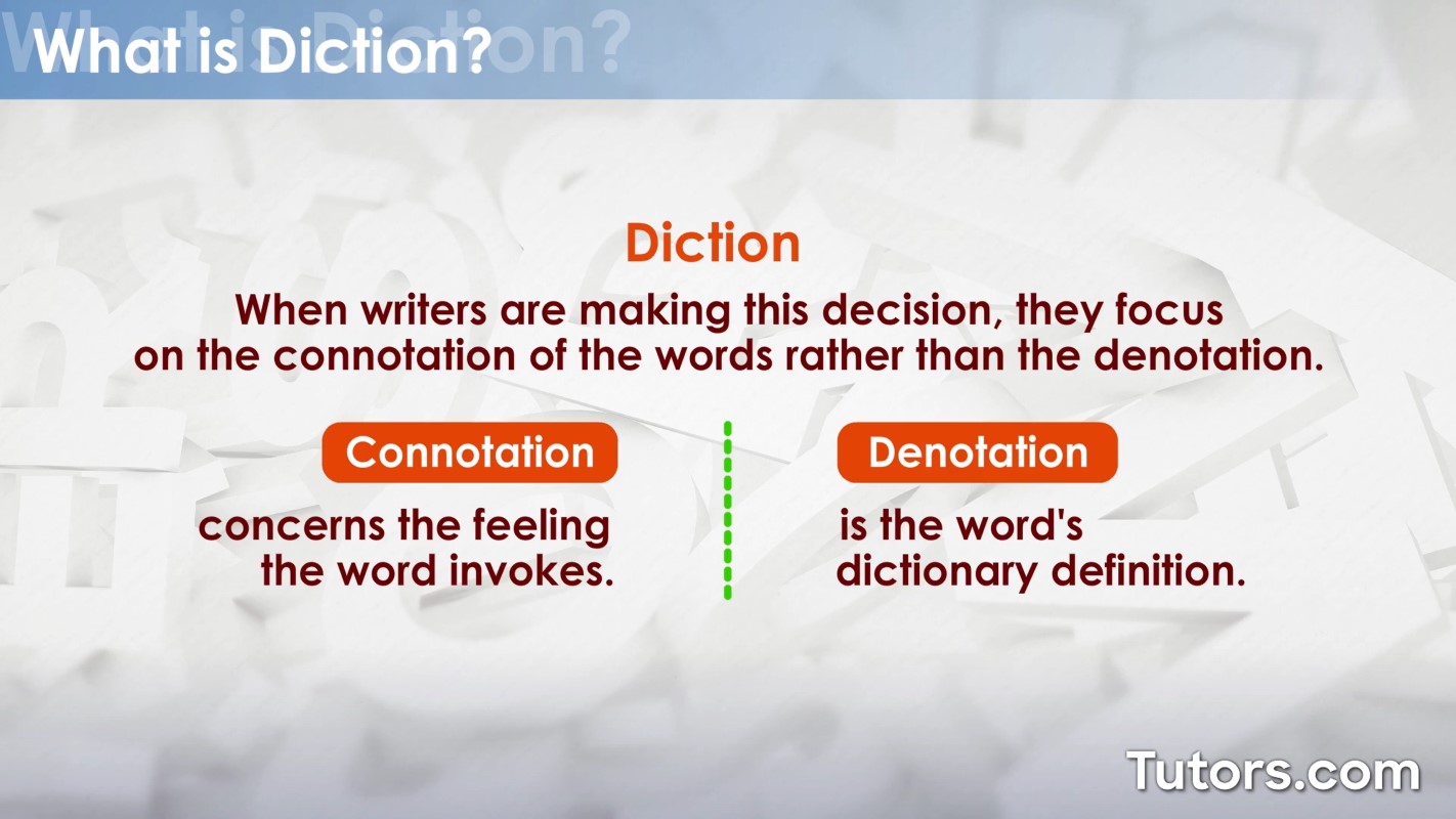 The Power of Diction: Crafting Compelling Narratives