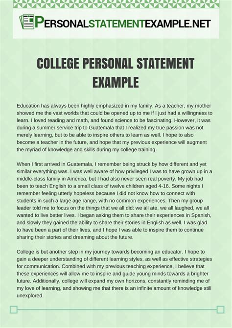 The Ultimate Guide: Personal Statement Tips