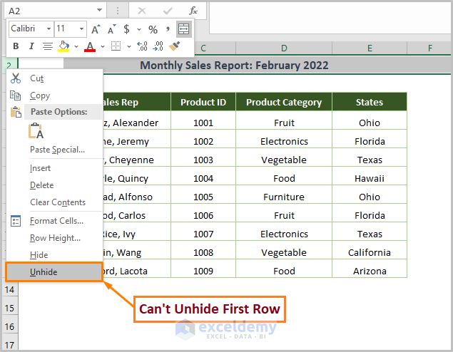 Excel's Row Unhide Tips: 3 Simple Hacks