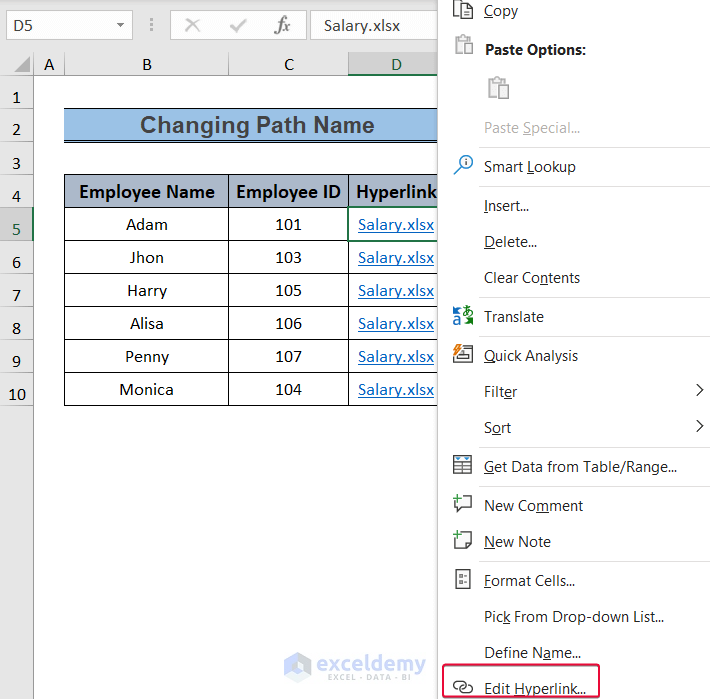 Why Won't My Excel Hyperlinks Work?