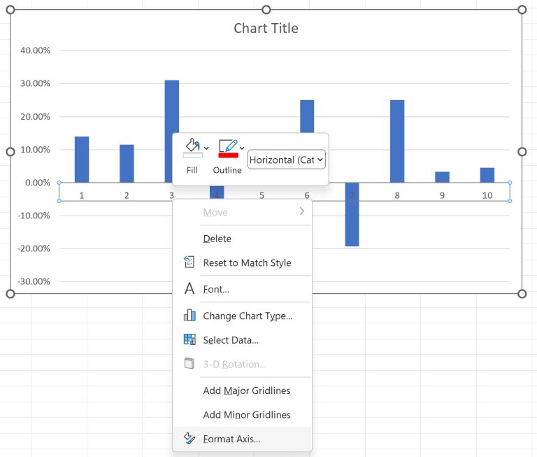 3 Tips to Move Axis to Bottom in Excel