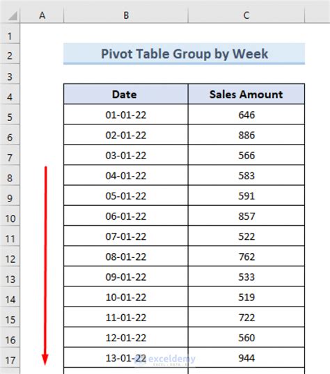 3 Ways to Group by Week in Excel Pivot Tables