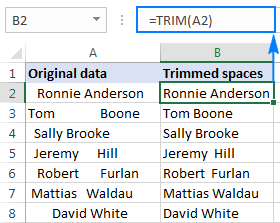 Excel Trim Function Quick Way To Remove Extra Spaces Ablebits Com Excel Trim Function Quick Way To Remove Extra Spaces Ablebits Com