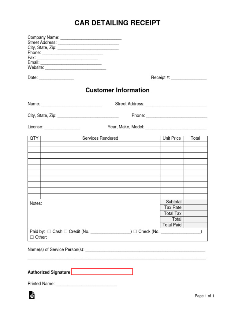 Explore Our Free Car Detailing Receipt Template Invoice Template Car Explore Our Free Car Detailing Receipt Template Invoice Template Car