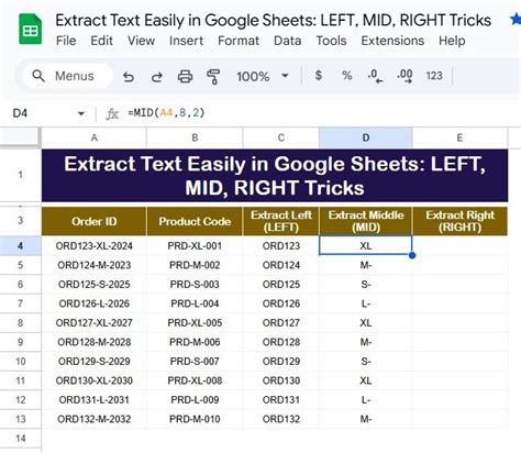 Extract Text Easily In Google Sheets Left Mid Right Tricks Neotech Navigators Extract Text Easily In Google Sheets Left Mid Right Tricks Neotech Navigators