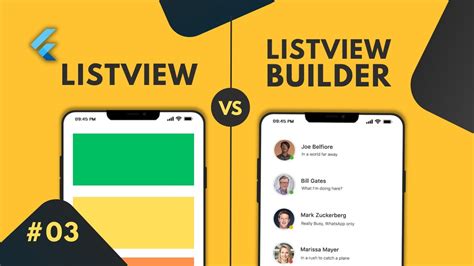 Flutter Listview Vs Listview Builder Which One To Use In Your Flutter App Youtube