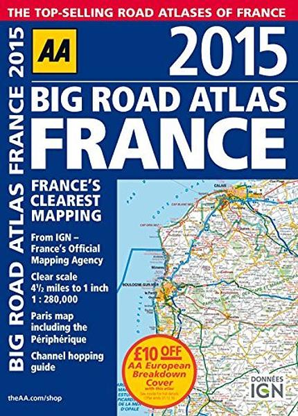 France Aa Big Road Atlas World Wide Maps France Aa Big Road Atlas World Wide Maps