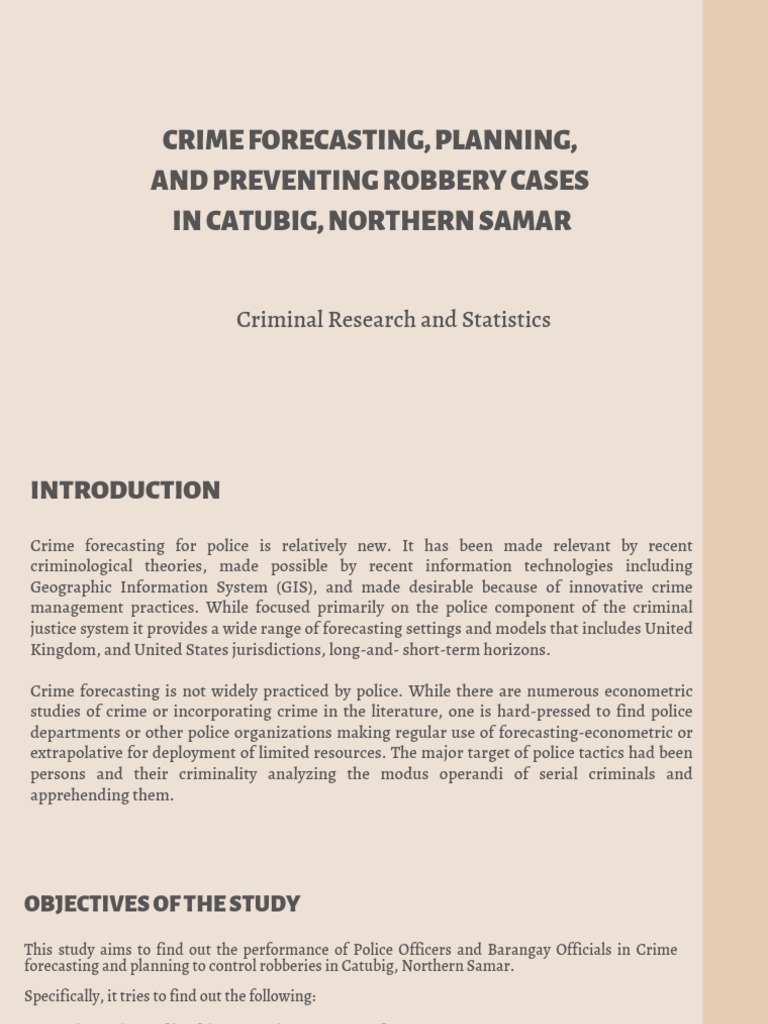 From Crime Mapping To Crime Forecasting The Evolution Of Place Based