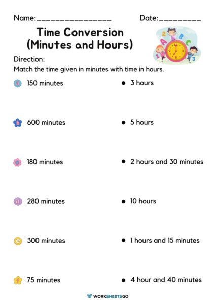 From Time To Time Converting To Hours And Minutes Worksheet From Time To Time Converting To Hours And Minutes Worksheet