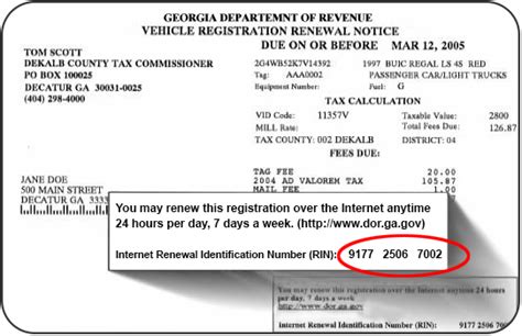 Simple Guide to GA Car Registration Renewal