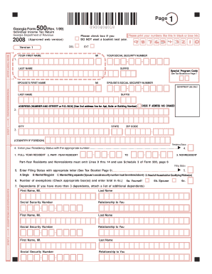 Ga Tax Form 500 Instructions Complete With Ease Airslate Signnow Ga Tax Form 500 Instructions Complete With Ease Airslate Signnow