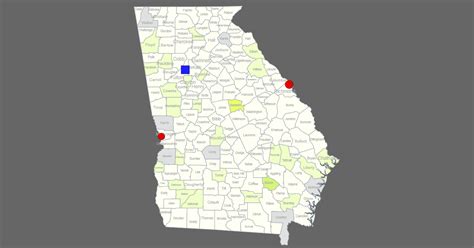 Navigate Georgia's Counties: A Visual Guide