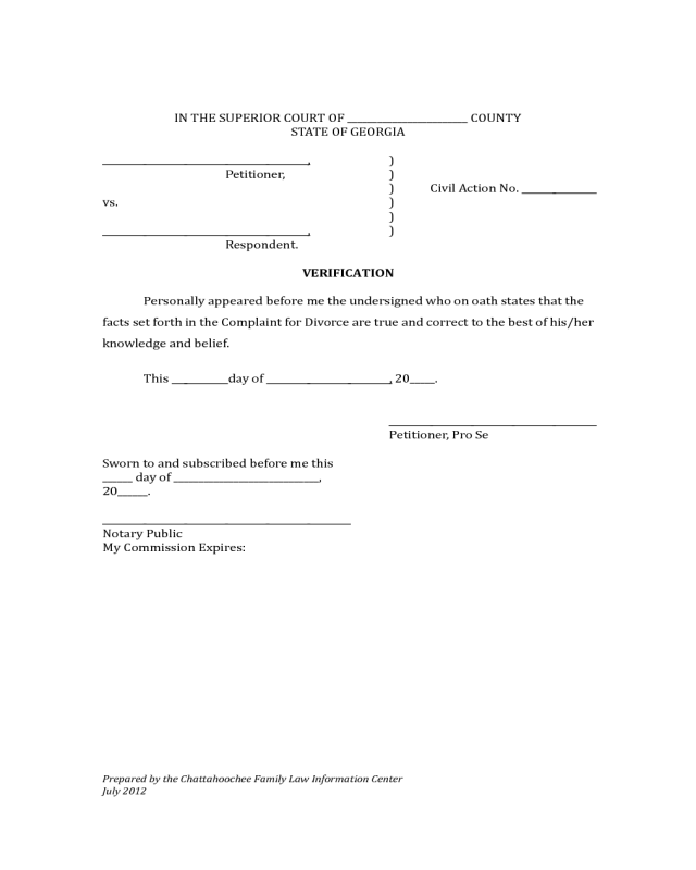 A Guide to Georgia Divorce Forms
