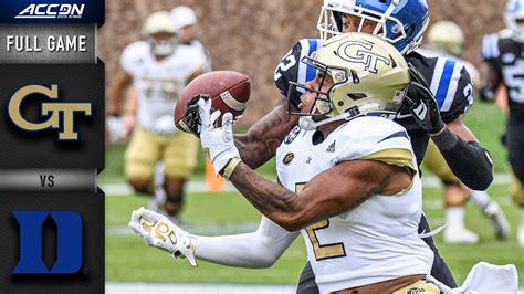 Georgia Tech Vs Duke Full Game 2021 Acc Football Youtube Georgia Tech Vs Duke Full Game 2021 Acc Football Youtube