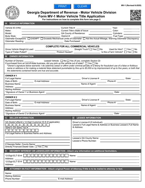 Georgia Vehicle Title: A 4-Step Guide
