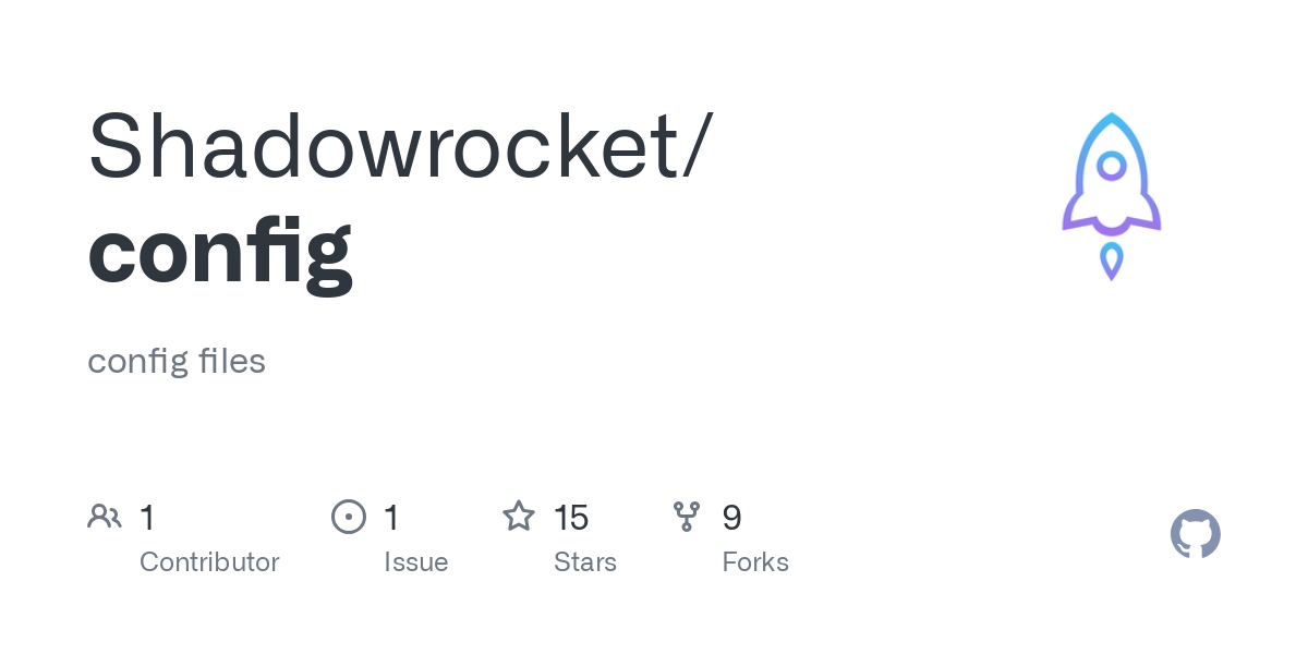 Github Ja7ad Shadowrocket Shadowrocket Config For Iranian Users Github Ja7ad Shadowrocket Shadowrocket Config For Iranian Users