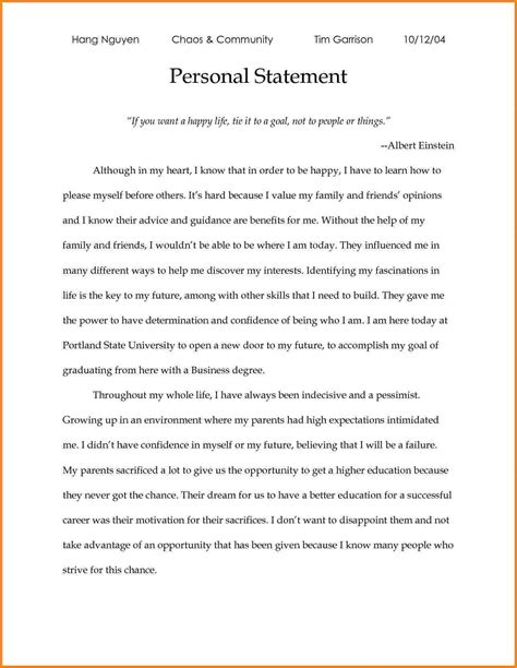 10 Tips for Perfect Personal Statements
