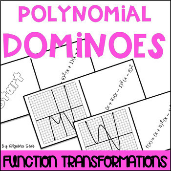 Graphs Of Polynomial Functions With Real Rational Zeros Dominoes Activity Graphs Of Polynomial Functions With Real Rational Zeros Dominoes Activity