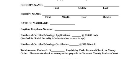 5 Tips for Your Gwinnett County Marriage License