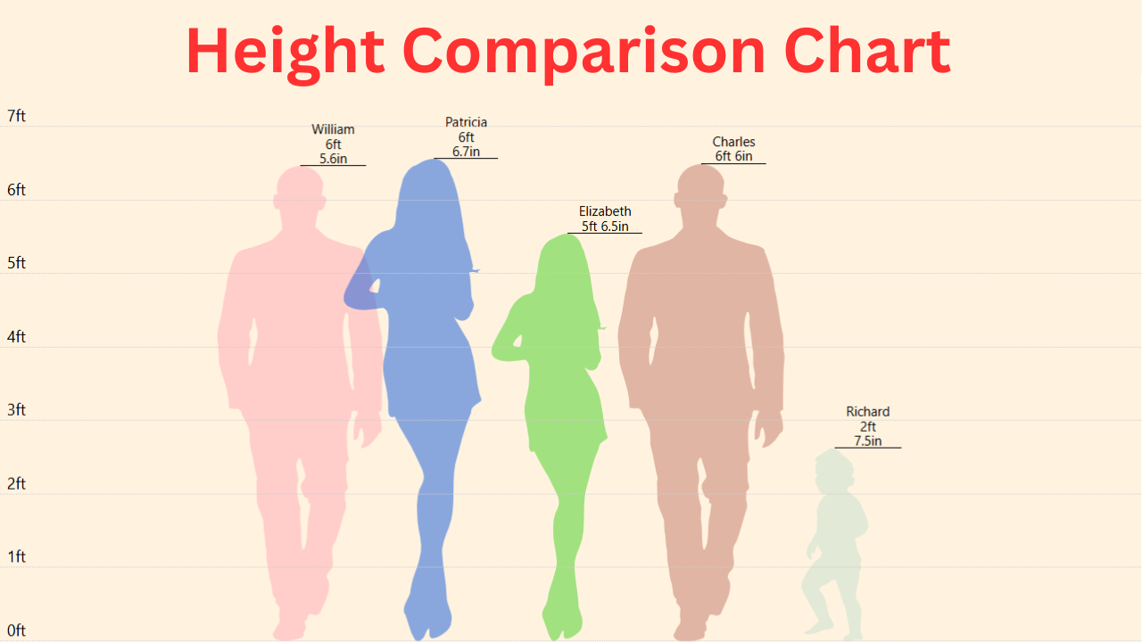 Height Comparison Chart Online Compare Heights Visually Height Comparison Chart Online Compare Heights Visually