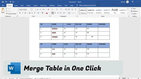 5 Tips to Merge Tables in Word