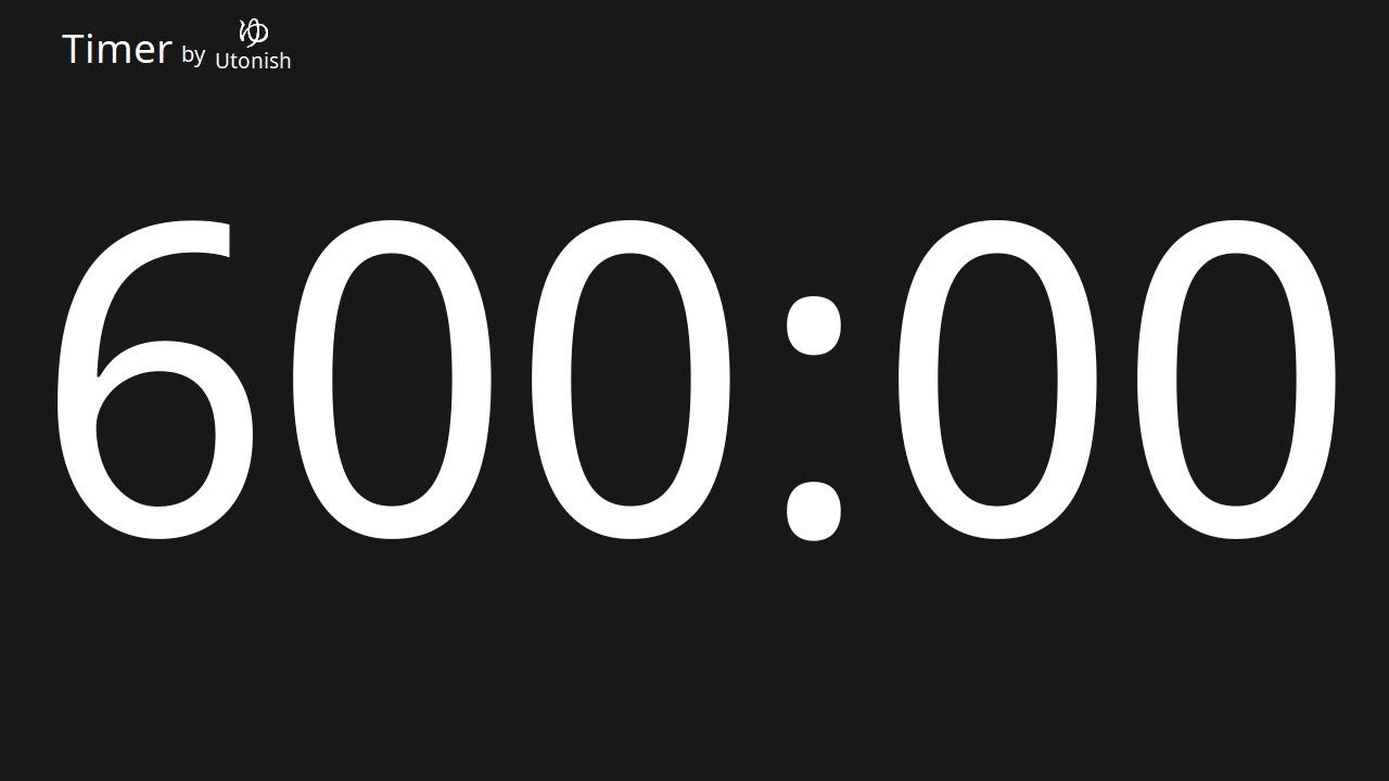 How Much Time Is 600 Seconds?