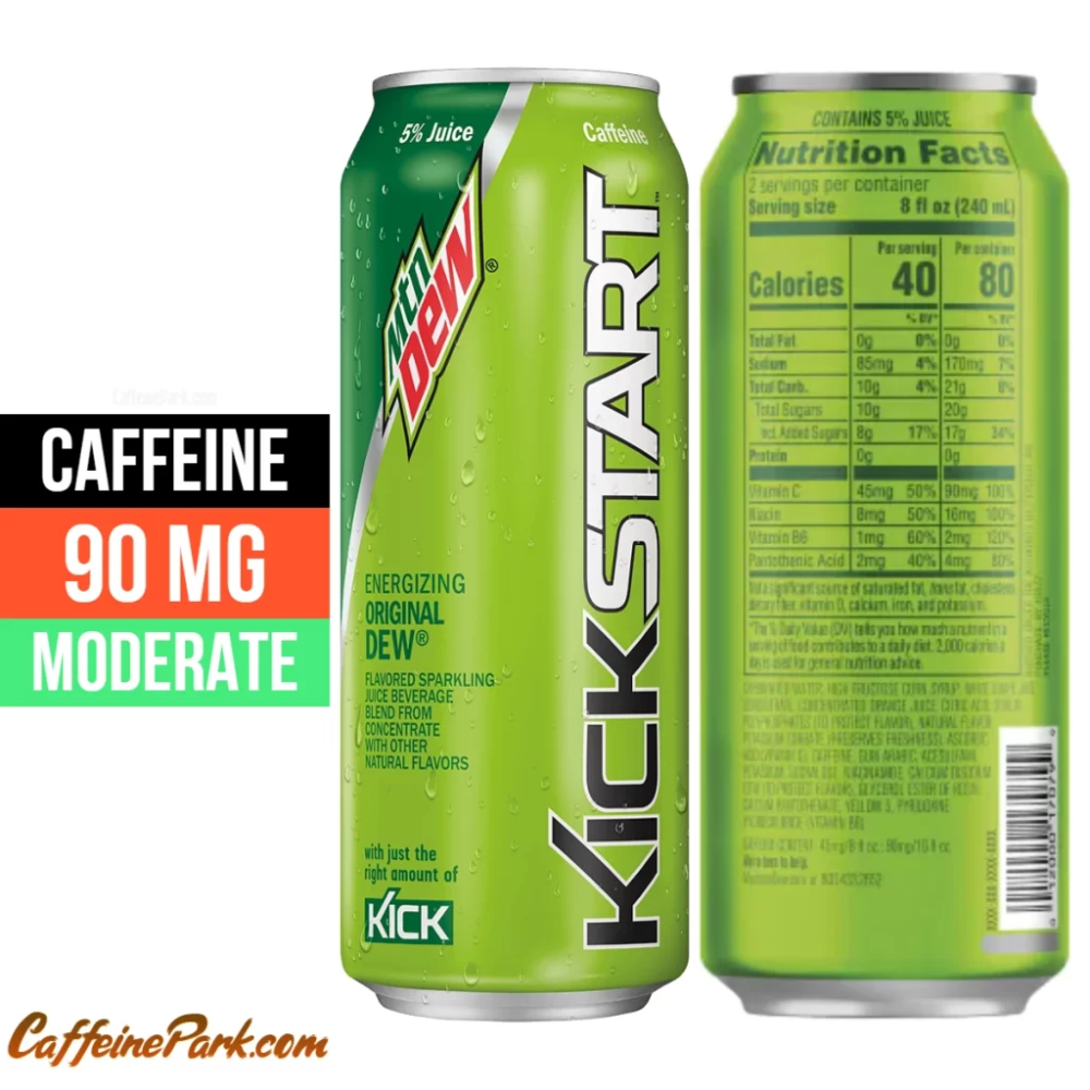 MTN Dew's Caffeine Content: A Guide