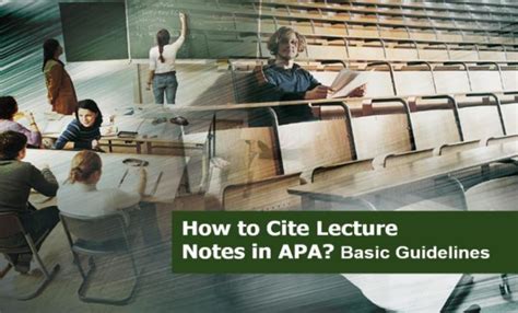 How To Cite Lecture Notes In Apa Basic Guidelines Wr1ter How To Cite Lecture Notes In Apa Basic Guidelines Wr1ter