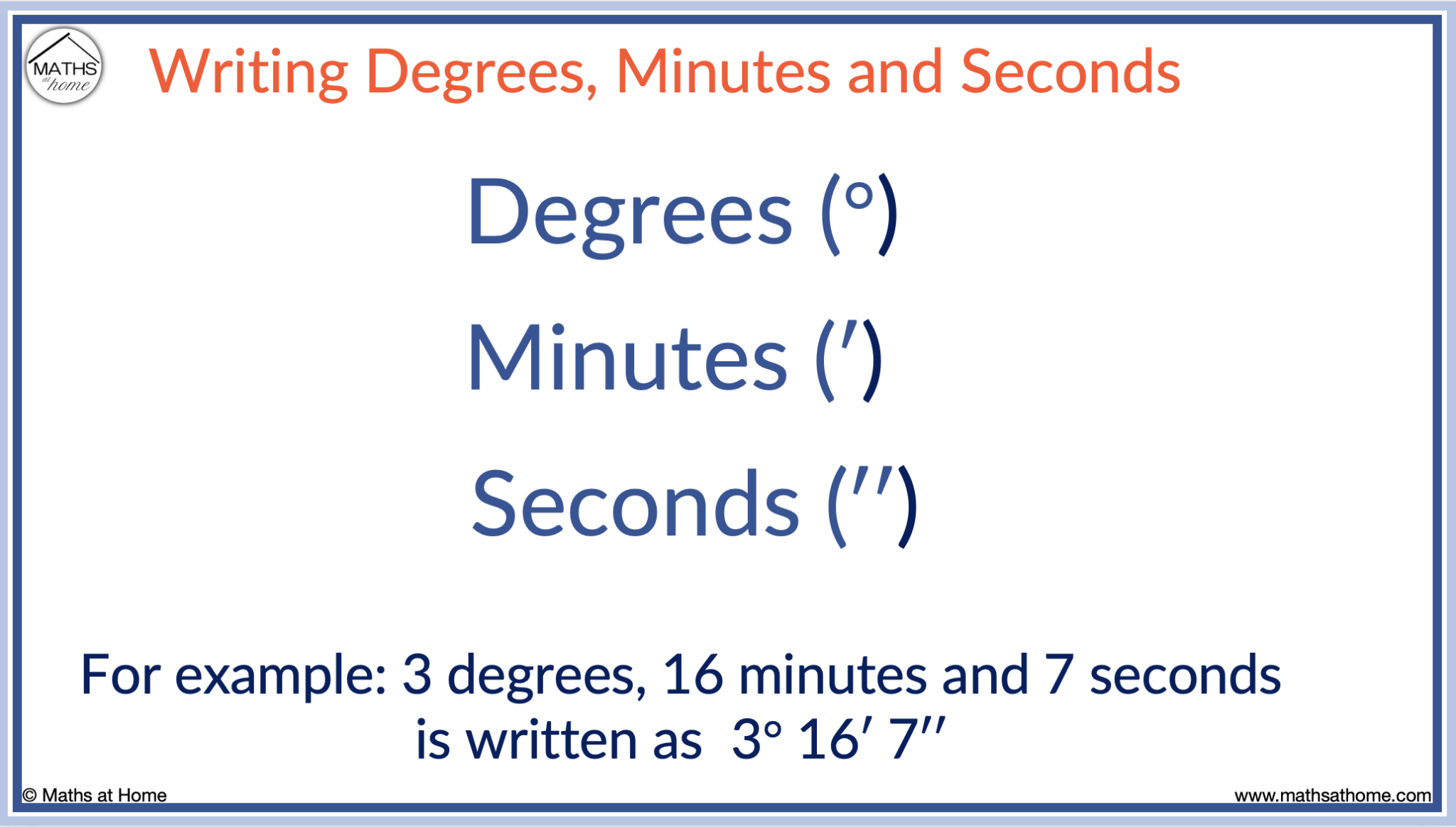 How To Convert Between Degrees Minutes And Seconds Mathsathome Com How To Convert Between Degrees Minutes And Seconds Mathsathome Com