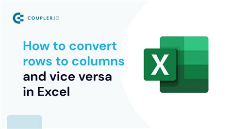 How To Convert Excel Rows To Columns Coupler Io Blog How To Convert Excel Rows To Columns Coupler Io Blog