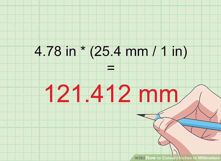 How To Convert Inches To Millimeters 14 Steps With Pictures How To Convert Inches To Millimeters 14 Steps With Pictures